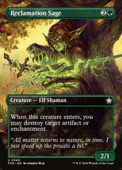 Reclamation Sage (0340) (Borderless) - Foil