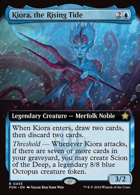 Kiora, the Rising Tide - Extended Art