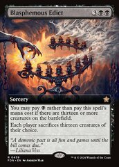 Blasphemous Edict - Foil - Extended Art