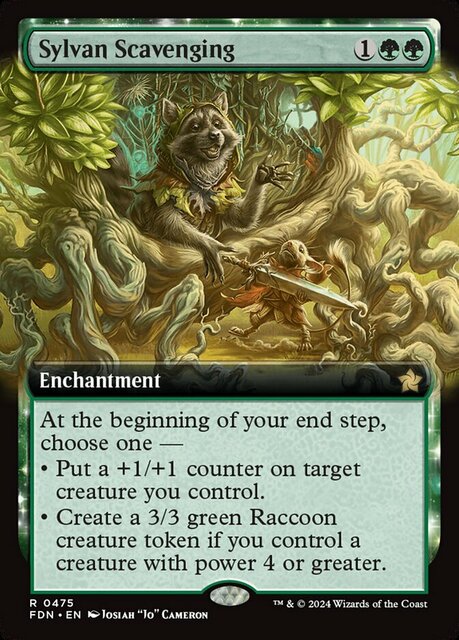 Sylvan Scavenging - Foil - Extended Art