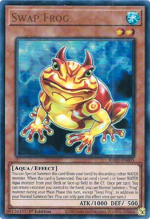 Swap Frog - RA03-EN005 - Ultra Rare - 1st Edition