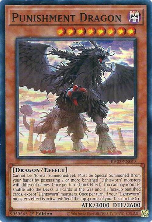 Punishment Dragon - RA03-EN015 - Super Rare - 1st Edition