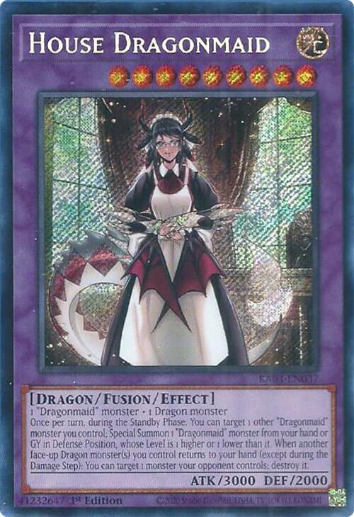 House Dragonmaid - RA03-EN037 - Secret Rare - 1st Edition