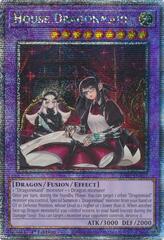 House Dragonmaid (Alternate Art) - RA03-EN037 - Quarter Century Secret Rare - 1st Edition