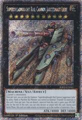 Superdreadnought Rail Cannon Juggernaut Liebe - RA03-EN041 - Platinum Secret Rare - 1st Edition