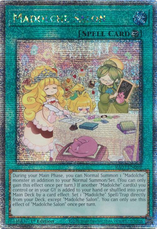 Madolche Salon - RA03-EN069 - Quarter Century Secret Rare - 1st Edition