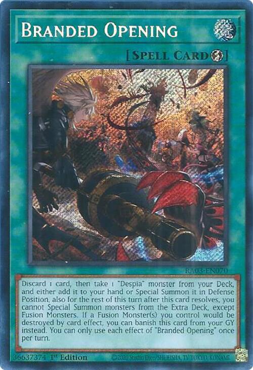 Branded Opening - RA03-EN070 - Secret Rare - 1st Edition