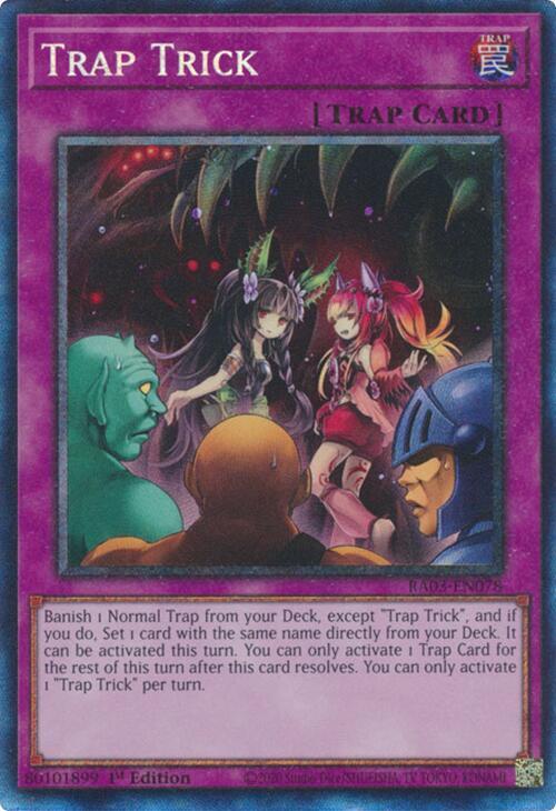 Trap Trick - RA03-EN078 - Prismatic Collector's Rare - 1st Edition