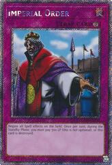 Imperial Order - RA03-EN106 - Platinum Secret Rare - 1st Edition