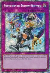 Return from the Different Dimension - RA03-EN140 - Platinum Secret Rare - 1st Edition