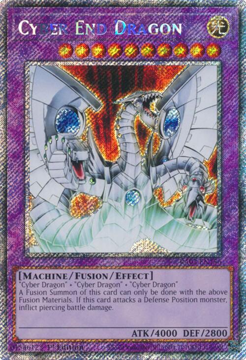 Cyber End Dragon - RA03-EN156 - Platinum Secret Rare - 1st Edition