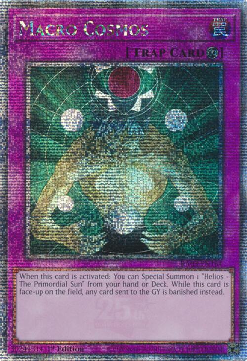 Macro Cosmos - RA03-EN164 - Quarter Century Secret Rare - 1st Edition