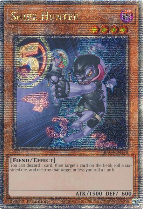 Snipe Hunter - RA03-EN170 - Quarter Century Secret Rare - 1st Edition Snipe Hunter - RA03-EN170 - Quarter Century Secret Rare - 1st Edition