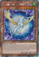 Crystal Beast Sapphire Pegasus - RA03-EN179 - Platinum Secret Rare - 1st Edition