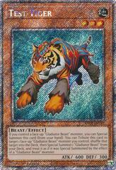 Test Tiger - RA03-EN189 - Platinum Secret Rare - 1st Edition