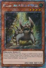 Reactan, Dragon Ruler of Pebbles - RA03-EN254 - Platinum Secret Rare - 1st Edition