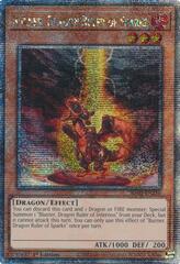 Burner, Dragon Ruler of Sparks - RA03-EN256 - Quarter Century Secret Rare - 1st Edition