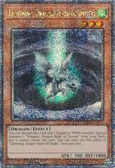 Lightning, Dragon Ruler of Drafts - RA03-EN257 - Quarter Century Secret Rare - 1st Edition