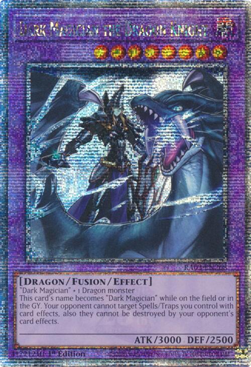 Dark Magician the Dragon Knight - RA03-EN268 - Quarter Century Secret Rare - 1st Edition