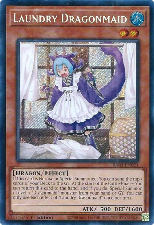 Laundry Dragonmaid - RA03-EN021 - Secret Rare - 1st Edition