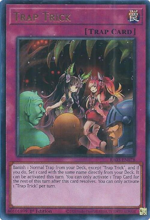 Trap Trick - RA03-EN078 - Ultra Rare - 1st Edition