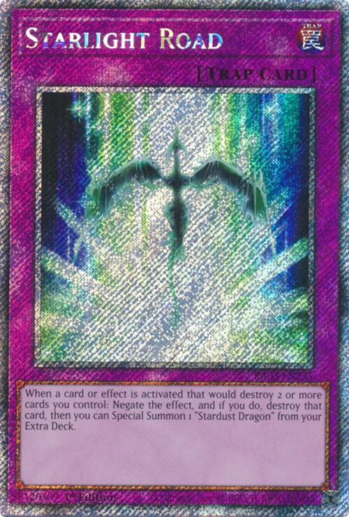 Starlight Road - RA03-EN235 - Platinum Secret Rare - 1st Edition