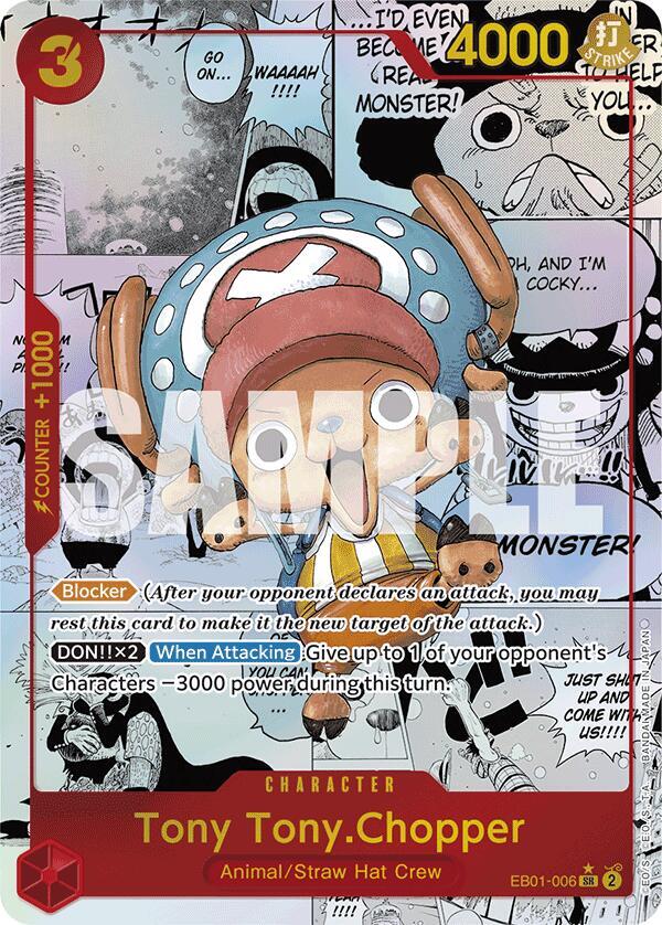 Tony Tony.Chopper (Manga) - EB01-006 - SR - Foil