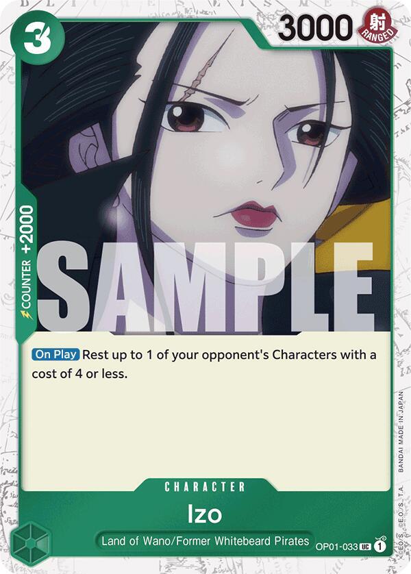 Izo (Jolly Roger Foil) - OP01-033 - UC - Foil