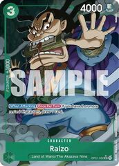 Raizo (Full Art) - OP01-052 - UC - Foil