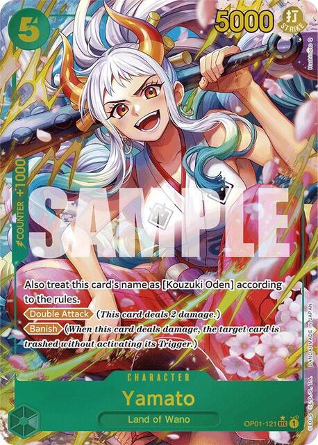 Yamato (Alternate Art) - OP01-121 - SEC - Foil