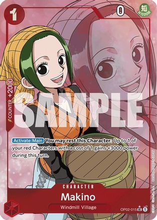 Makino (Full Art) - OP02-015 - UC - Foil