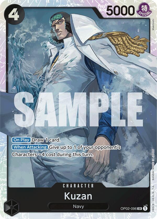 Kuzan  (Reprint) - OP02-096 - SR - Foil