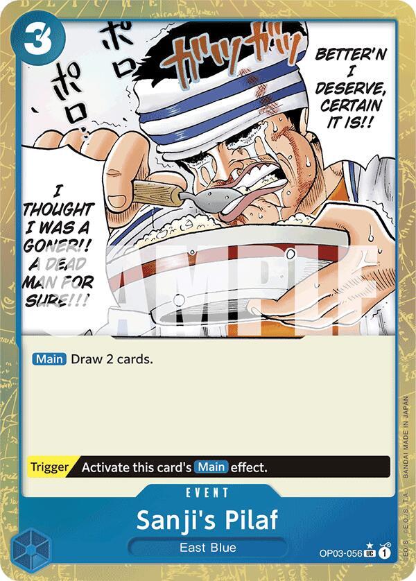 Sanjis Pilaf (Textured Foil) - OP03-056 - UC - Foil