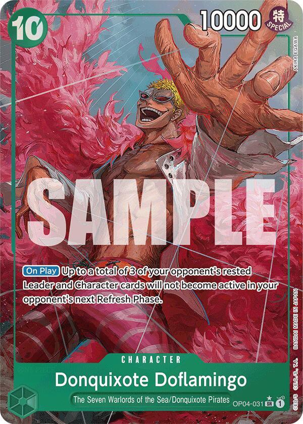 Donquixote Doflamingo (Alternate Art) - OP04-031 - SR - Foil