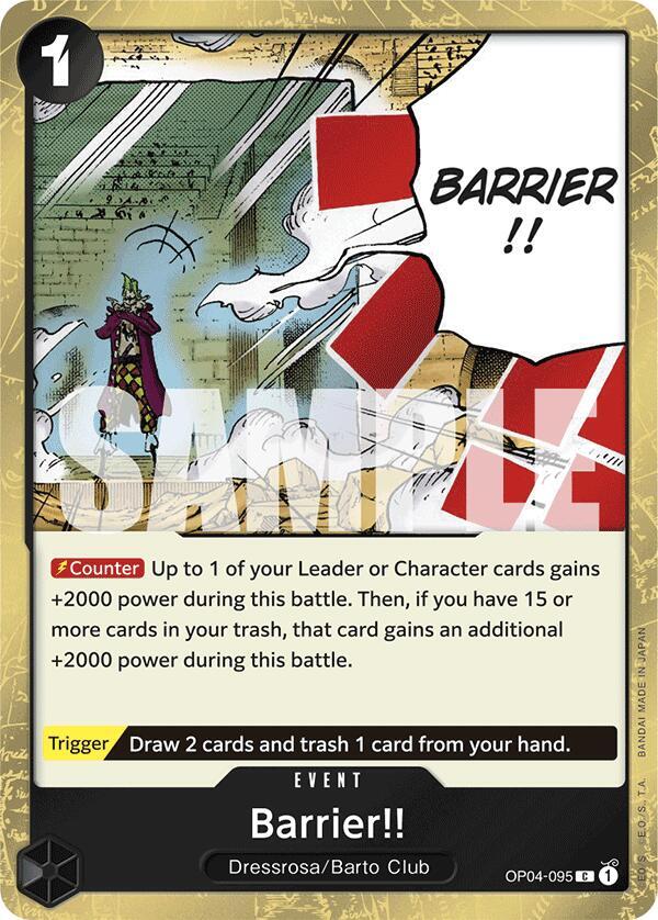 Barrier!! (Jolly Roger Foil) - OP04-095 - C - Foil