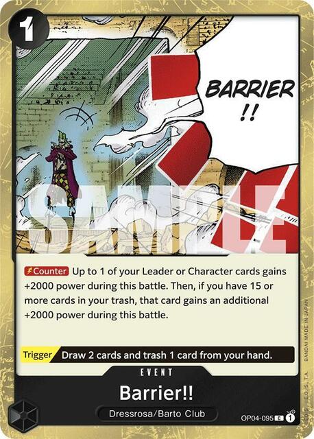 Barrier!! (Jolly Roger Foil) - OP04-095 - C - Foil