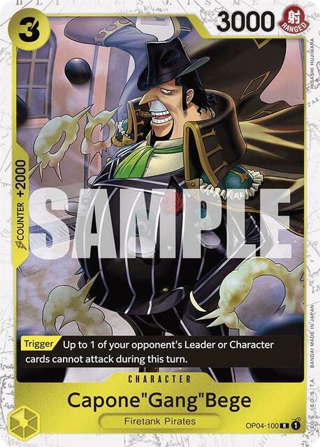 CaponeGangBege (Jolly Roger Foil) - OP04-100 - R - Foil