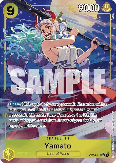 Yamato (Alternate Art) - OP04-112 - SR - Foil