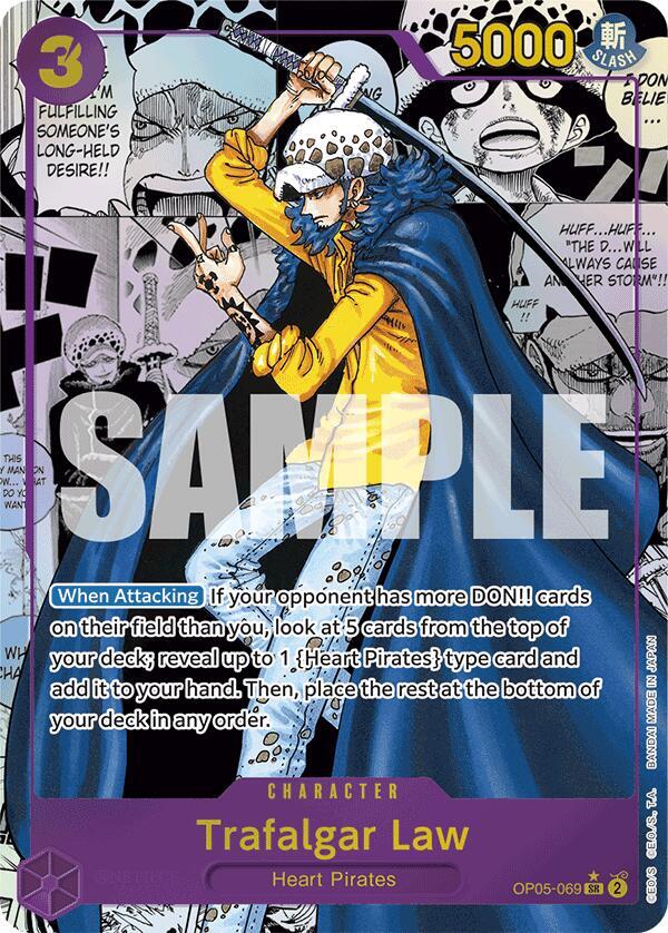 Trafalgar Law (Manga) - OP05-069 - SR - Foil