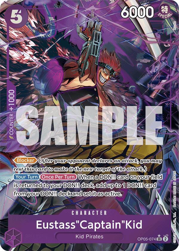 EustassCaptainKid (Alternate Art) - OP05-074 - SR - Foil
