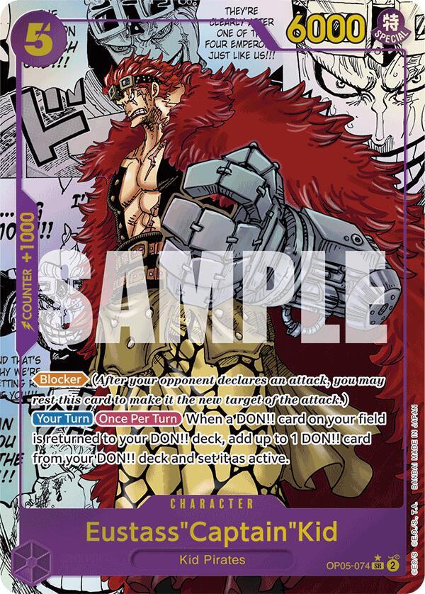 EustassCaptainKid (Manga) - OP05-074 - SR - Foil