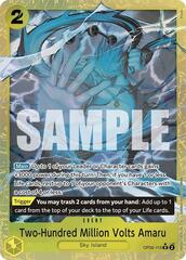 Two-Hundred Million Volts Amaru (Alternate Art) - OP05-115 - R - Foil