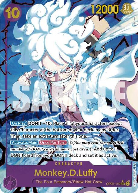 Monkey.D.Luffy (Alternate Art) - OP05-119 - SEC - Foil