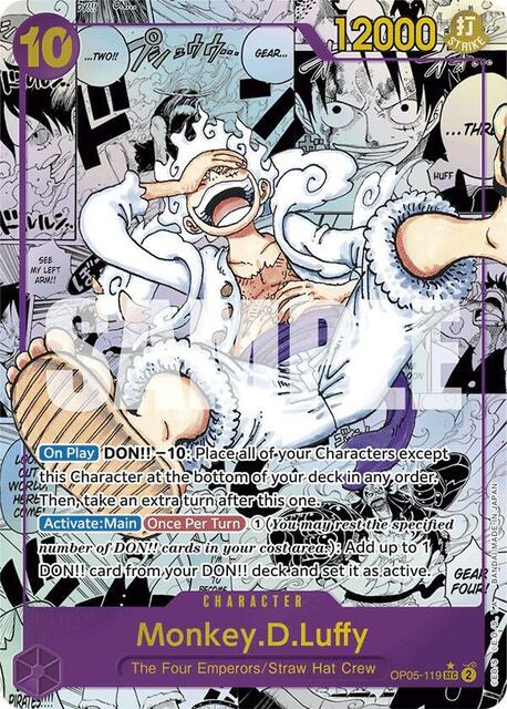 Monkey.D.Luffy (Manga) - OP05-119 - SEC - Foil