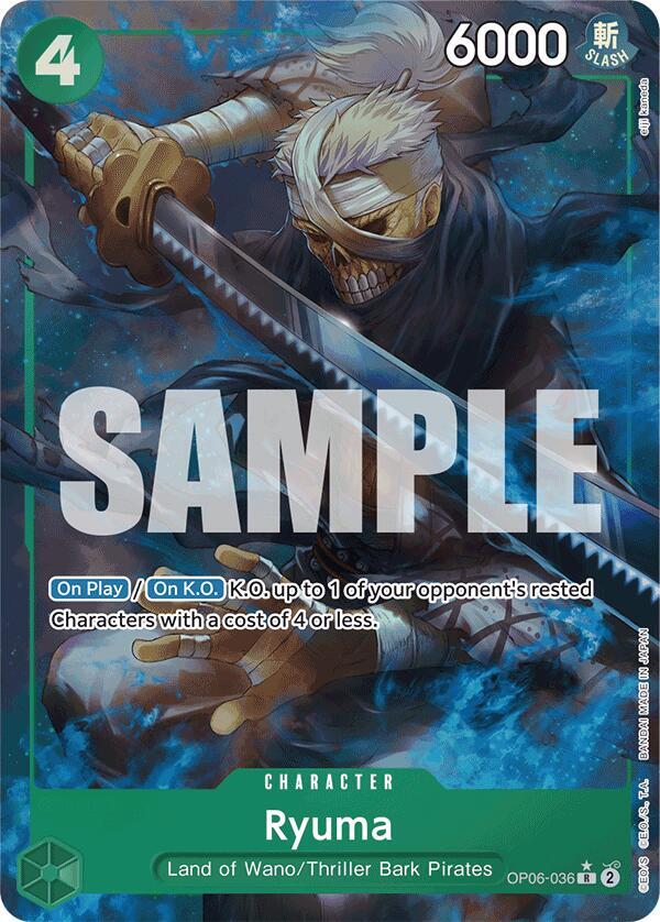 Ryuma (Full Art) - OP06-036 - R - Foil