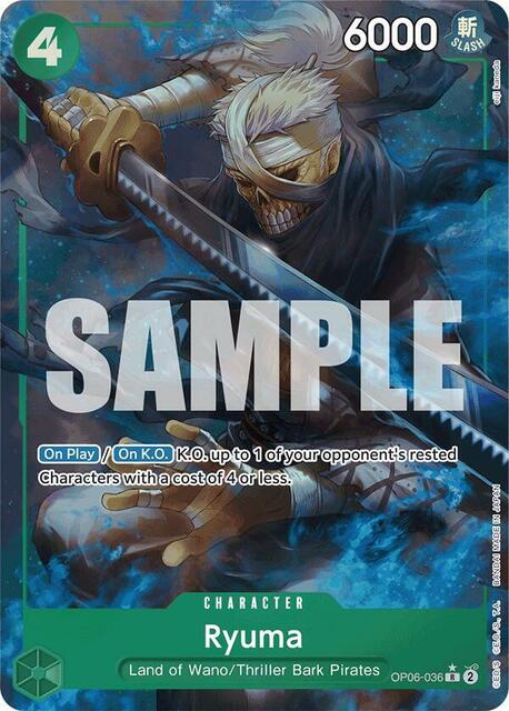 Ryuma (Full Art) - OP06-036 - R - Foil