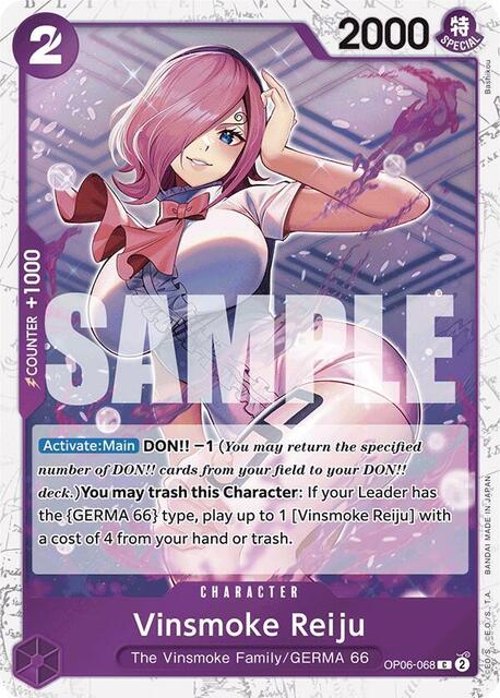 Vinsmoke Reiju (Jolly Roger Foil) - OP06-068 - C - Foil