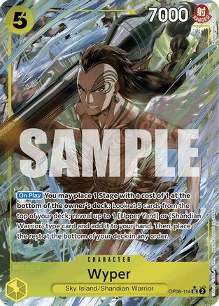 Wyper (Full Art) - OP06-114 - UC - Foil