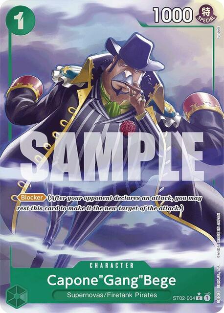 CaponeGangBege (Alternate Art) - ST02-004 - C - Foil