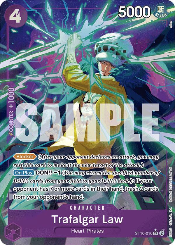 Trafalgar Law (Alternate Art) - ST10-010 - SR - Foil